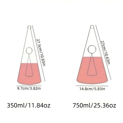 Glass Wine Decanter – Stylish and Elegant | Perfect for Aerating Red Wine at Dinners and Parties | Bowlift