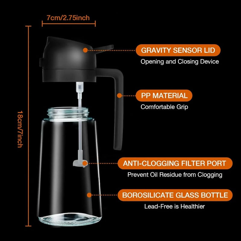 Skanto | 2-in-1 Oil Sprayer Bottle
