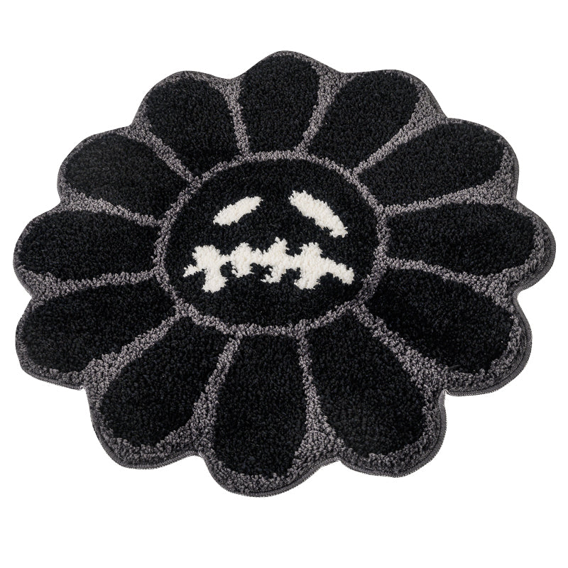 BowLift | Retro Rainbow Smiling Face Tufted Rug