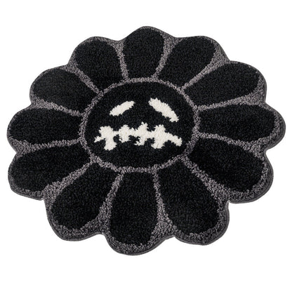 BowLift | Retro Rainbow Smiling Face Tufted Rug