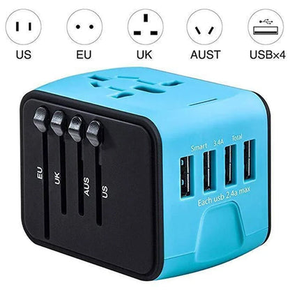 Universal Travel Adapter with Voltage Converter