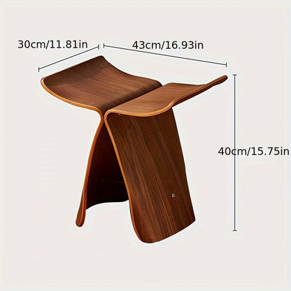 Skanto | Elegant Butterfly Stool – Timeless Design for Living Room and Hallway