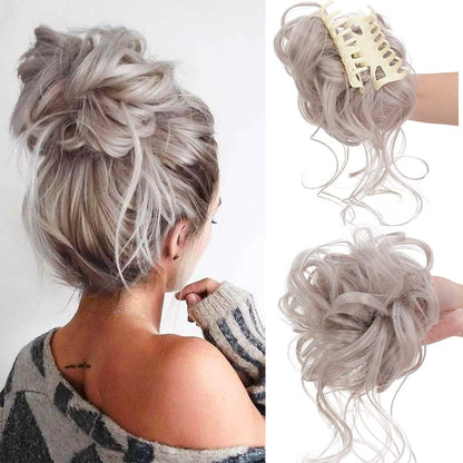 Curly Bun Hair Claw Clips Bowlift
