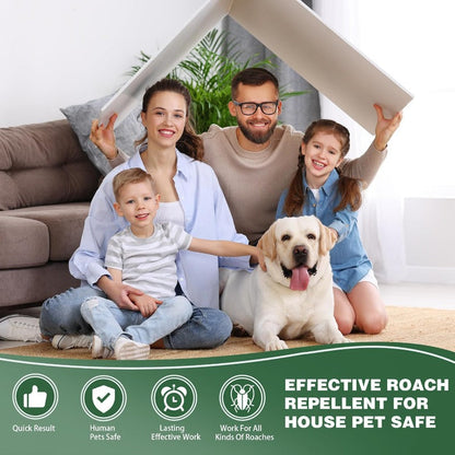 Roach Bait Discs, 24-Pack with Enclosed Housing for Indoor Placement