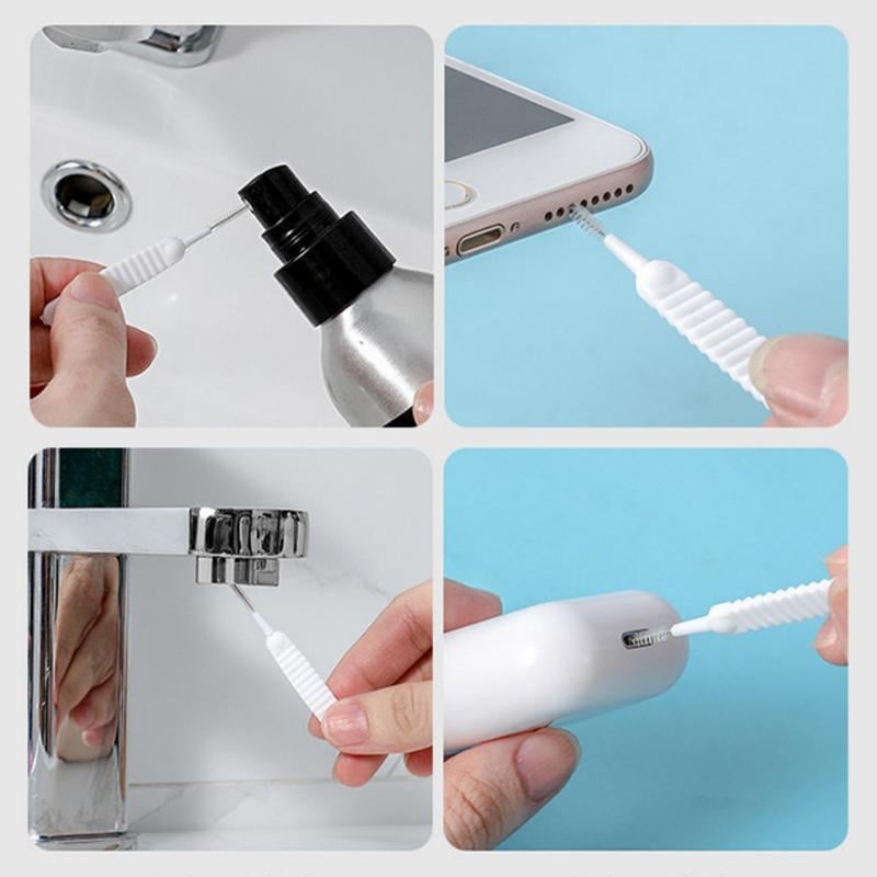 BowLift | Precision Cleaning Brush Set | 30-Pack | Nylon Bristles with PP Handle | Multi-Surface Use