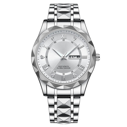BowLift | Waterproof Luminous Stainless Steel Two-tone Quartz Men's Watch