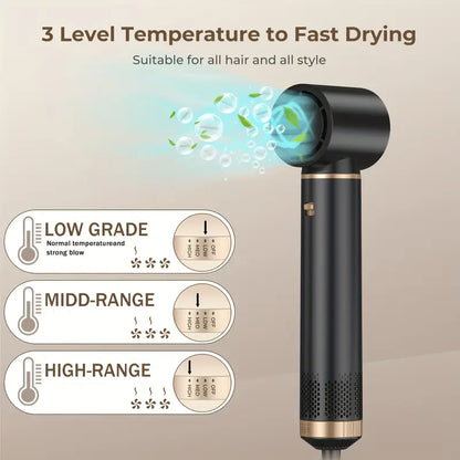 BowLift | ProStyler 5-in-1 Hair Styling Set - Hair Dryer, Curling Iron and Straightening Brush