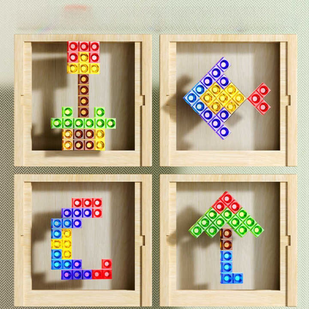 BowLift | Magical Tetris Game Made of Wood (Standard Model)