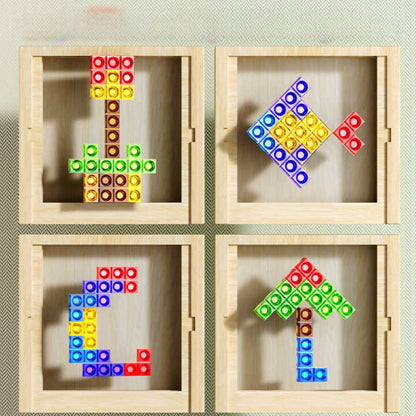 Skanto | Magical Wooden Tetris Game (Standard Model)
