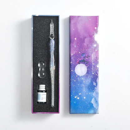 Skanto | Calligraphy Glass Dip Pen Ink Set