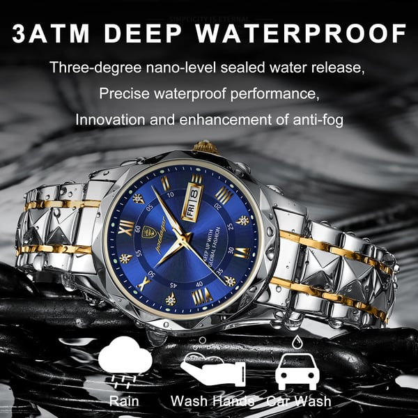 Skanto | 2023 Christmas Campaign Hot Sale Waterproof Top Brand Luxury Men's Watch with Luminescence