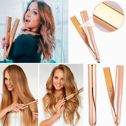 BowLift | WaveLuxe Pro – One device. Straight. Curly. Perfectly styled.