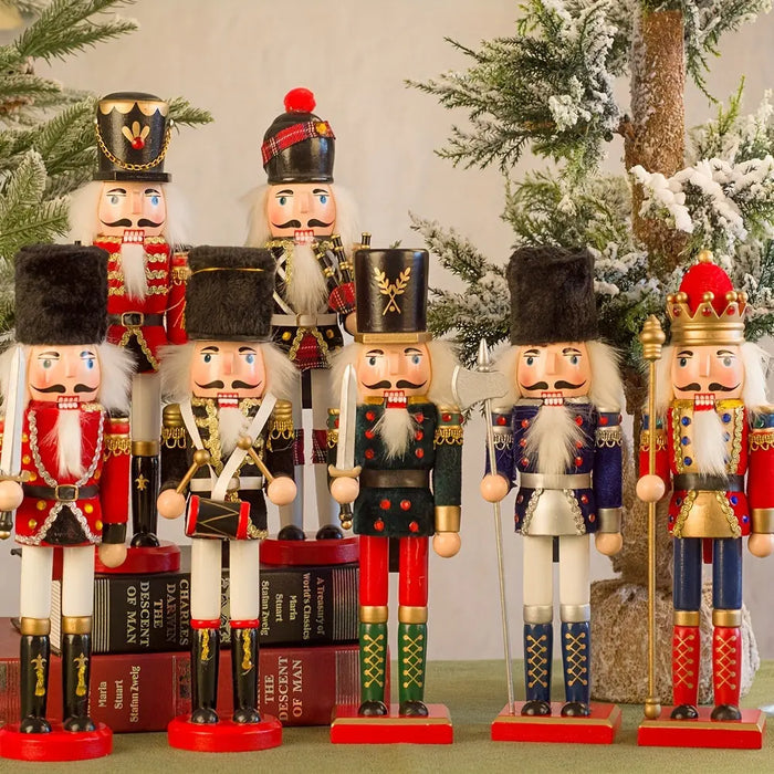 BowLift | NutcrackerJoy - Wooden Nutcracker Soldier Figure for Timeless Christmas Charm