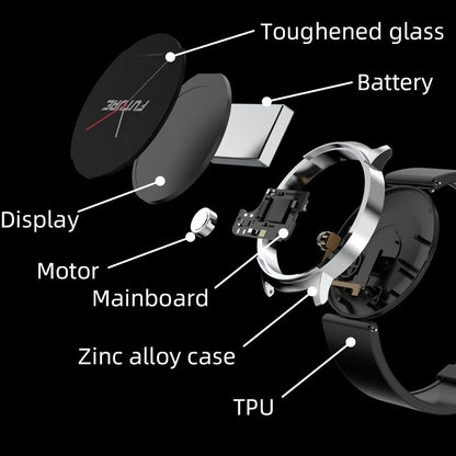 Brehn | BCKS02 Blood Sugar Measurement, Blood Oxygen, Blood Pressure, Heart Rate Bluetooth Smartwatch