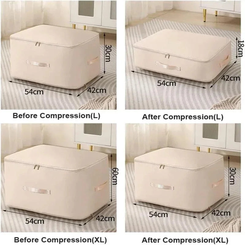 SpaceMaster Compression Bag — Transform chaos into space wonders with just one press! | Karnz