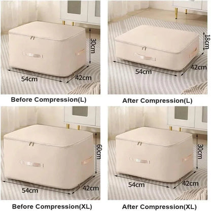 SpaceMaster Compression Bag — Transform chaos into space wonders with just one press! | Karnz