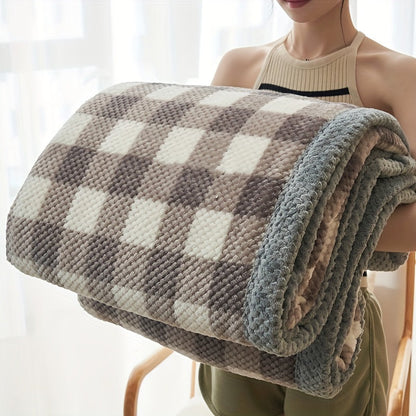 Cozy Plaid – Luxe Milk Fleece Blanket for Ultimate Comfort