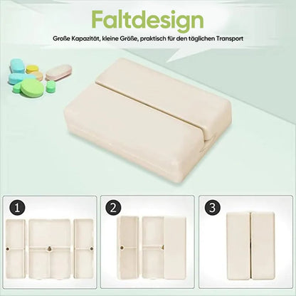 Compact Magnetic Pill Organizer | Portable, Safe Storage | Bowlift