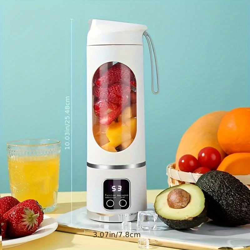 Skanto | Portable USB Rechargeable Blender & Juicer – Easy to Clean, Perfect for Fruit & Vegetable Drinks, Milkshakes, 10.14 oz to 16.91 oz Capacity