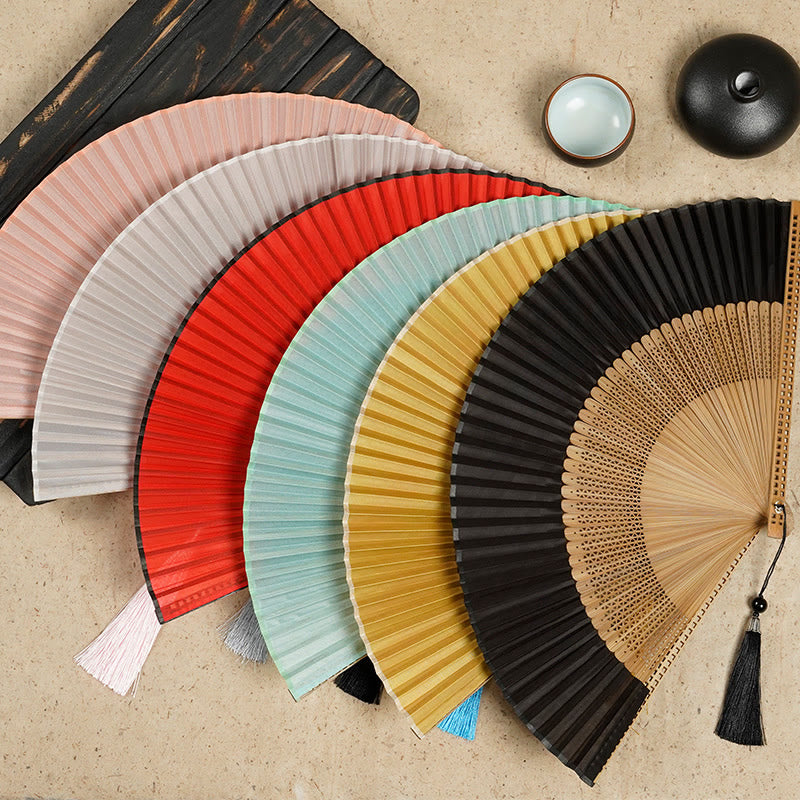 Skanto | Bamboo Silk Fan