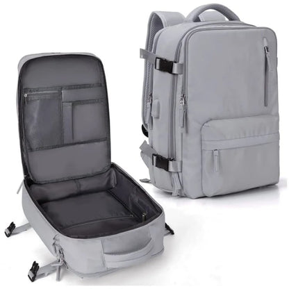 BowLift | Women's Large Travel Backpack – Waterproof Hiking Rucksack | Anti-Theft & USB Charging