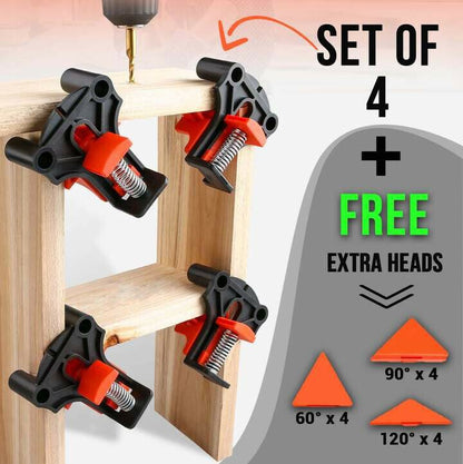 Skanto | Clamp Set (4pcs) + FREE 60°, 90° & 120° Heads