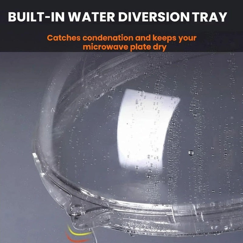 Mess-Free Microwave Splatter Cover Bowlift