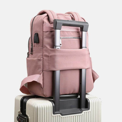 Skanto | Waterproof Multifunction Backpack – Durable Travel, Work & School Bag with USB Charging Port