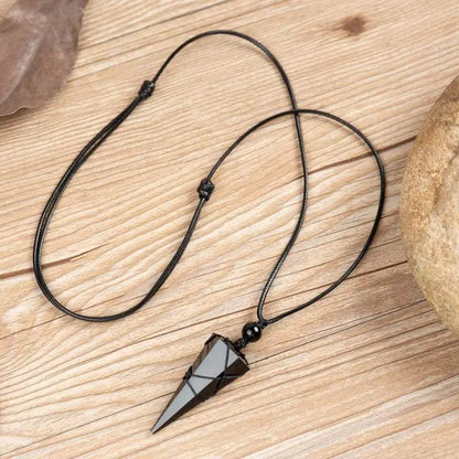 Skanto | Energetic Protection Obsidian Stone Necklace