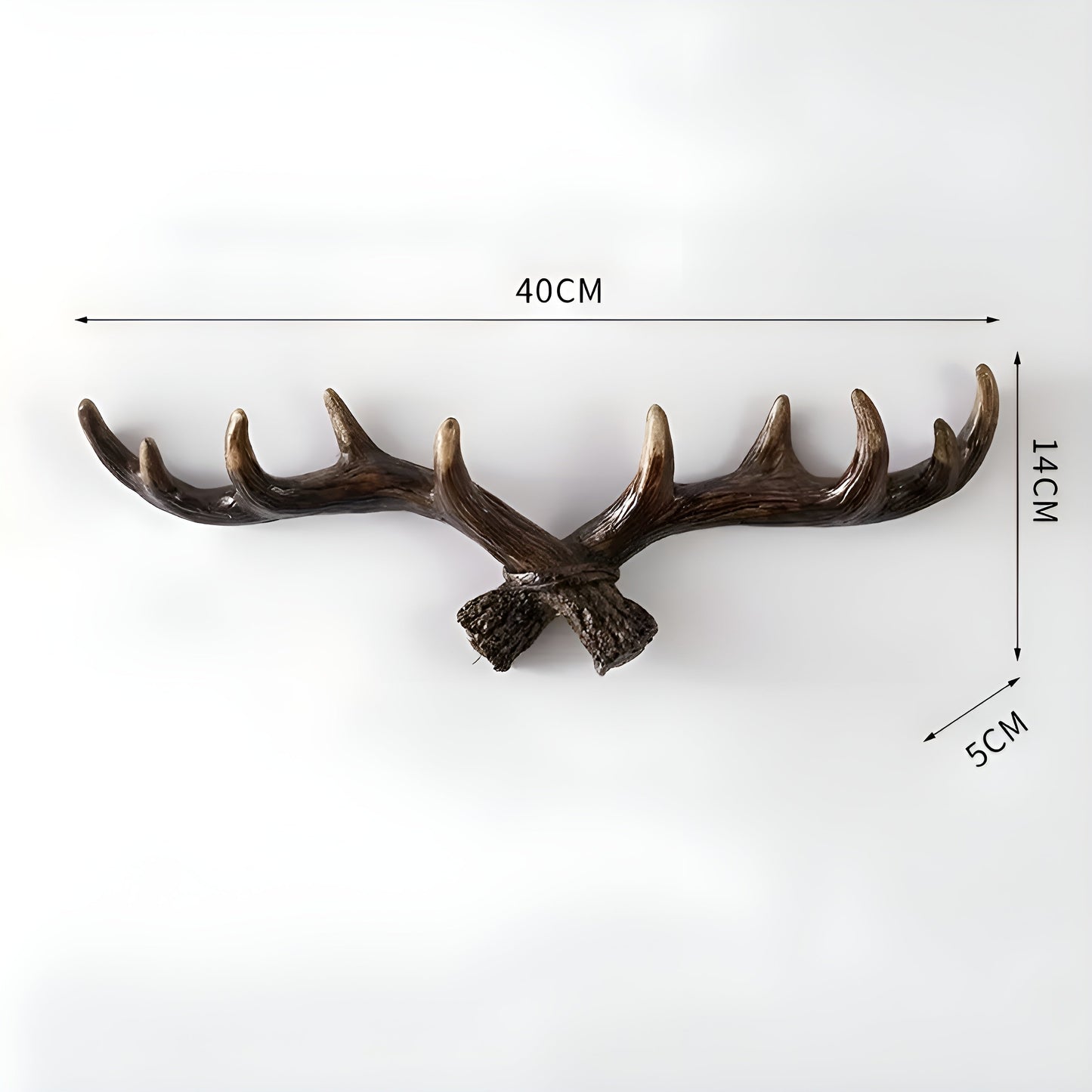 Antler Wall Hook – Retro Design for Coats and Jackets | Decorative Coat Hook | Bowlift