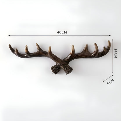 Antler Wall Hook – Retro Design for Coats and Jackets | Decorative Coat Hook | Bowlift