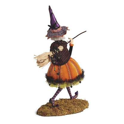 Frendorf | Halloween Figurine | Handmade Witch Decoration | Resin