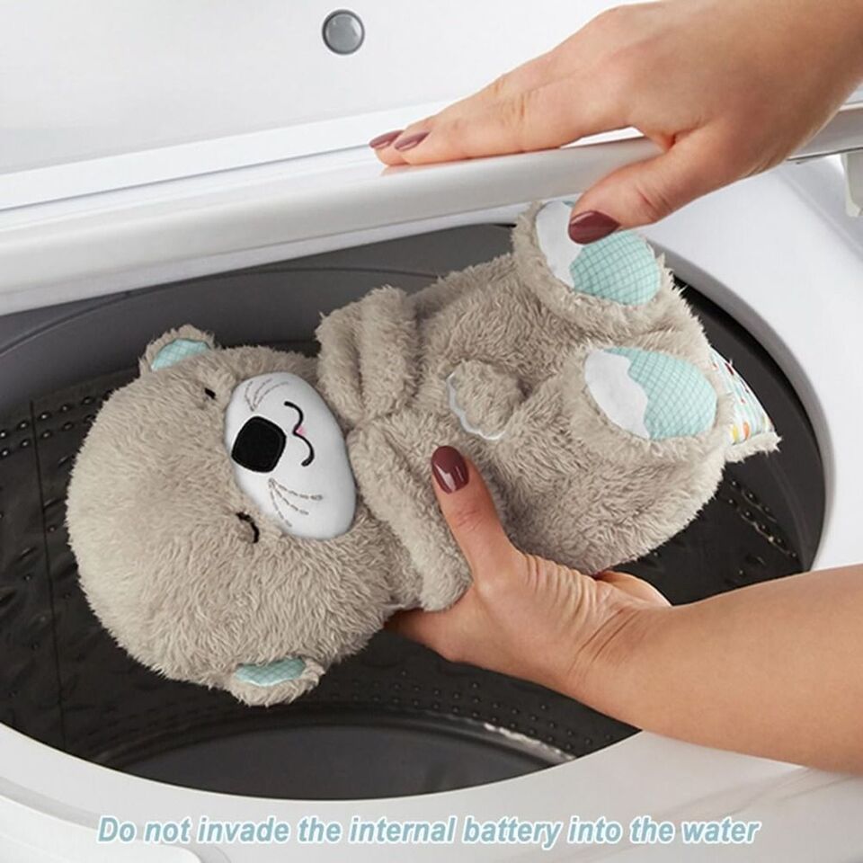 Skanto | Calmaura - Breathing Otter Plush Relaxation Companion with Soothing Vibrations and Calming Lights