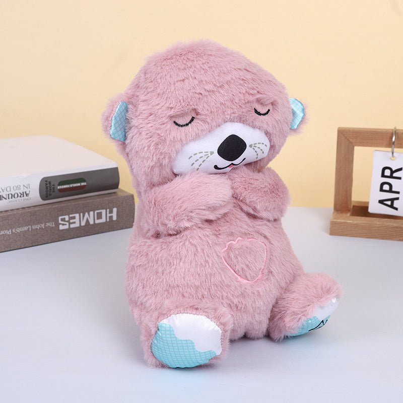 Skanto | Calmaura - Breathing Otter Plush Relaxation Companion with Soothing Vibrations and Calming Lights