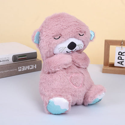 Skanto | Calmaura - Breathing Otter Plush Relaxation Companion with Soothing Vibrations and Calming Lights