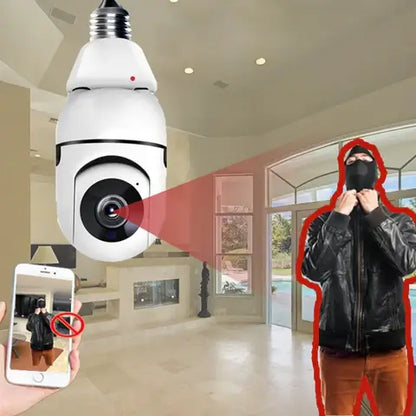 Security camera with light bulb | Kalsten
