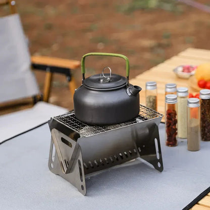 Camping Barbecue Grill Portable Folding Stainless Picnic BBQ Rack | Bowlift