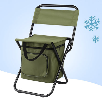ChillPack Outdoor Chair – Foldable Camping Chair with Backrest and Integrated Cooler Bag | Bowlift