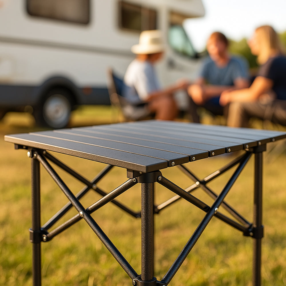 Foldable Camping Table made of Carbon Steel | Bowlift