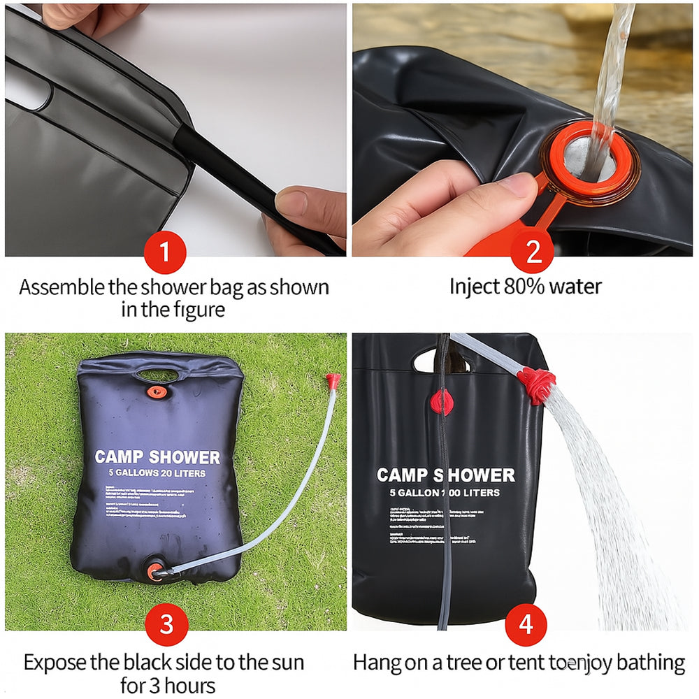 Camp Shower - Sun Shower | Bowlift