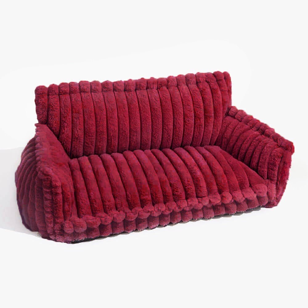 Skanto | CANILUX – Orthopedic Dog Bed with Raised Headrest & Soft Cushion