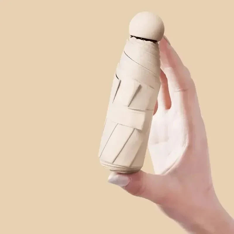 Skanto | Capbrella Compact Umbrella – Ultra-Lightweight Capsule Design for Stylish, Space-Saving Rain Protection