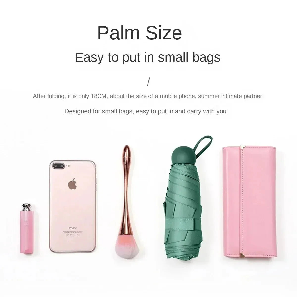 Skanto | Capbrella Compact Umbrella – Ultra-Lightweight Capsule Design for Stylish, Space-Saving Rain Protection