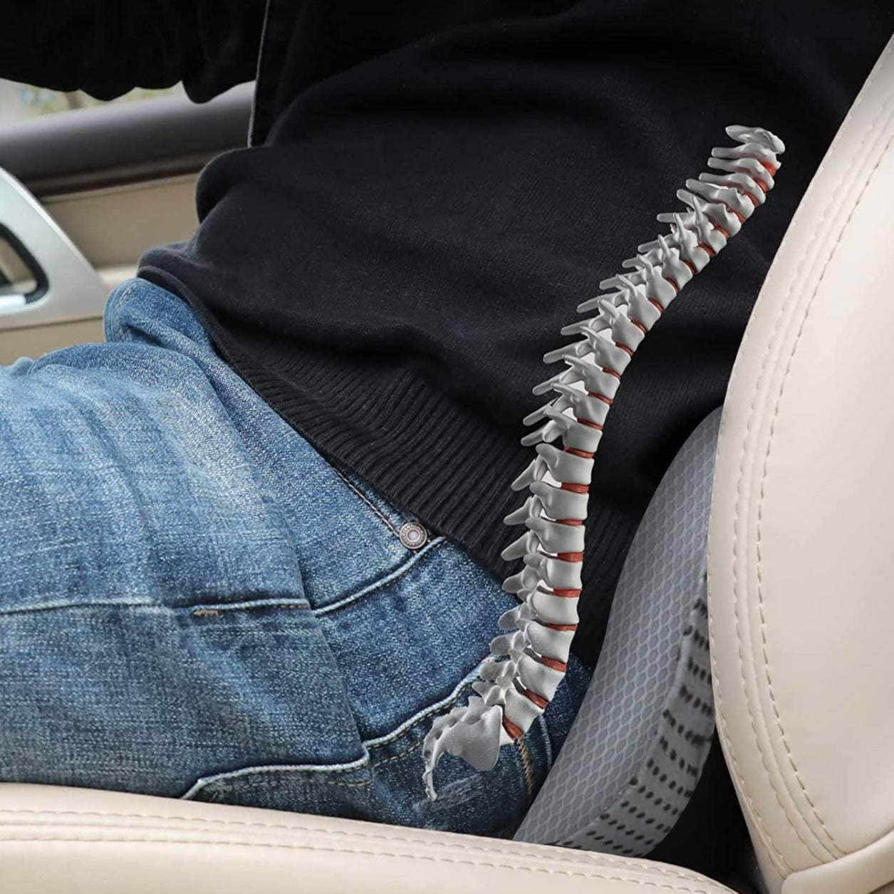 BowLift | Car Seat Cushion with Memory Foam Support