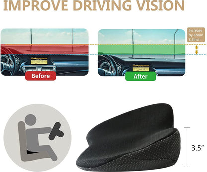 BowLift | Car Seat Cushion with Memory Foam Support