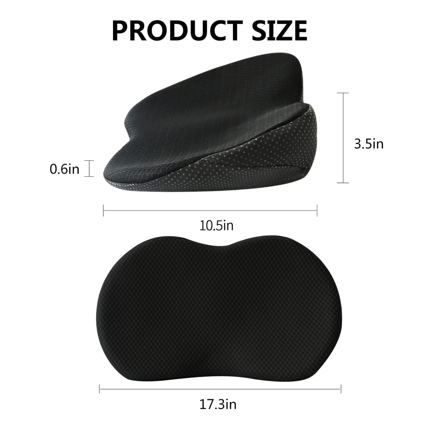Car seat cushion for smaller drivers