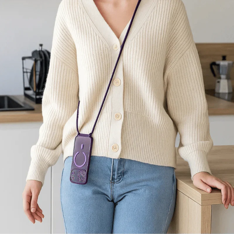 Skanto Skanto | CarryLink – Adjustable Phone Lanyard with Clear MagSafe Case