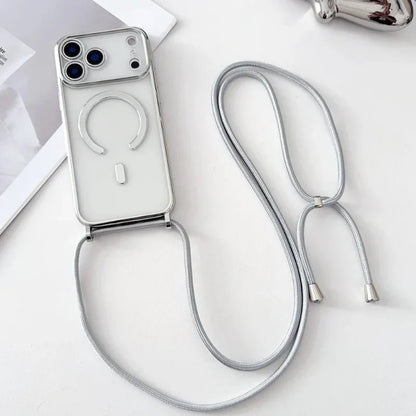 Skanto Skanto | CarryLink – Adjustable Phone Lanyard with Clear MagSafe Case