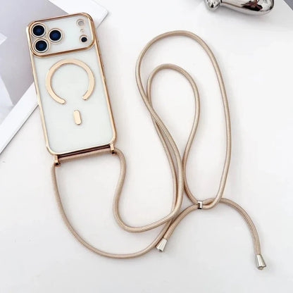 Skanto Skanto | CarryLink – Adjustable Phone Lanyard with Clear MagSafe Case