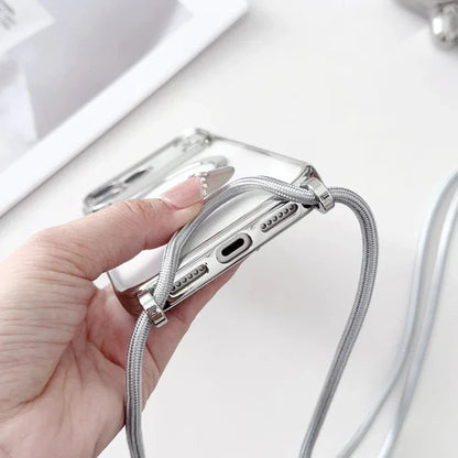 Skanto Skanto | CarryLink – Adjustable Phone Lanyard with Clear MagSafe Case
